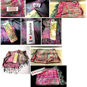New "I Love Jerusalem" Cashmere Scarf